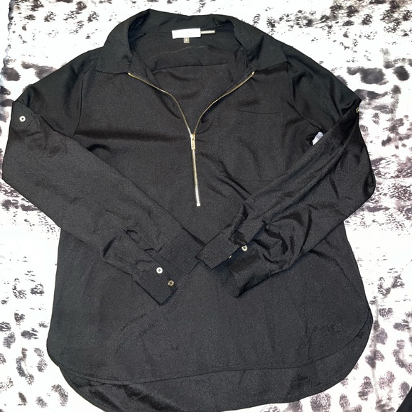 Calvin Klein Black Blouse - Picture 1 of 3